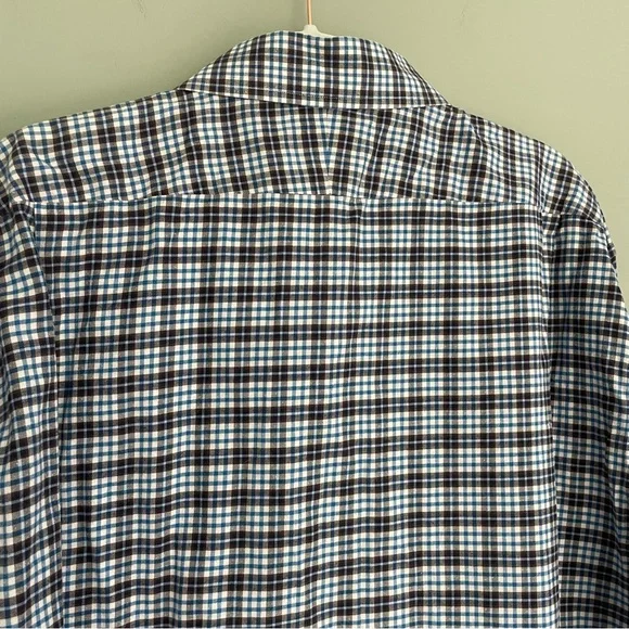 3 for $30 | Peter Millar Grandi & Rubinelli Blue Plaid Button Up Shirt - Picture 7 of 13